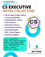 CS Executive Notes Collection 2026