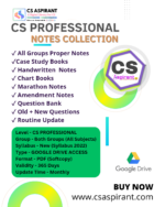 CS Professional Notes Collection 2026