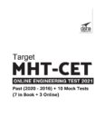 Disha TARGET MHT-CET Online Engineering Test 2021.