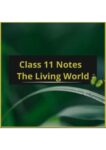 The living world notes for NEET