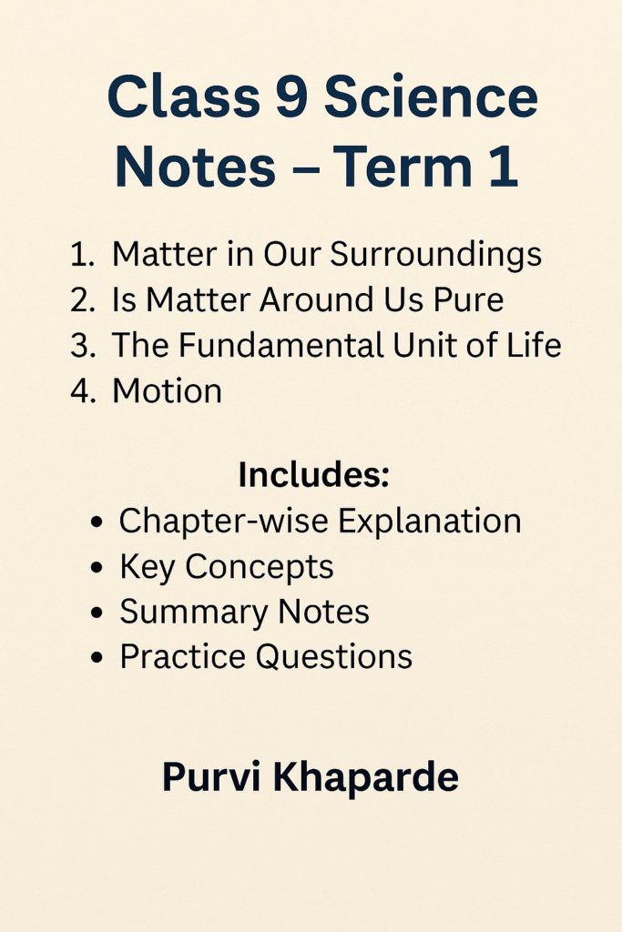 GRADE 9 SCIENCE SHORT NOTES PDF TERM 1 visual data 4