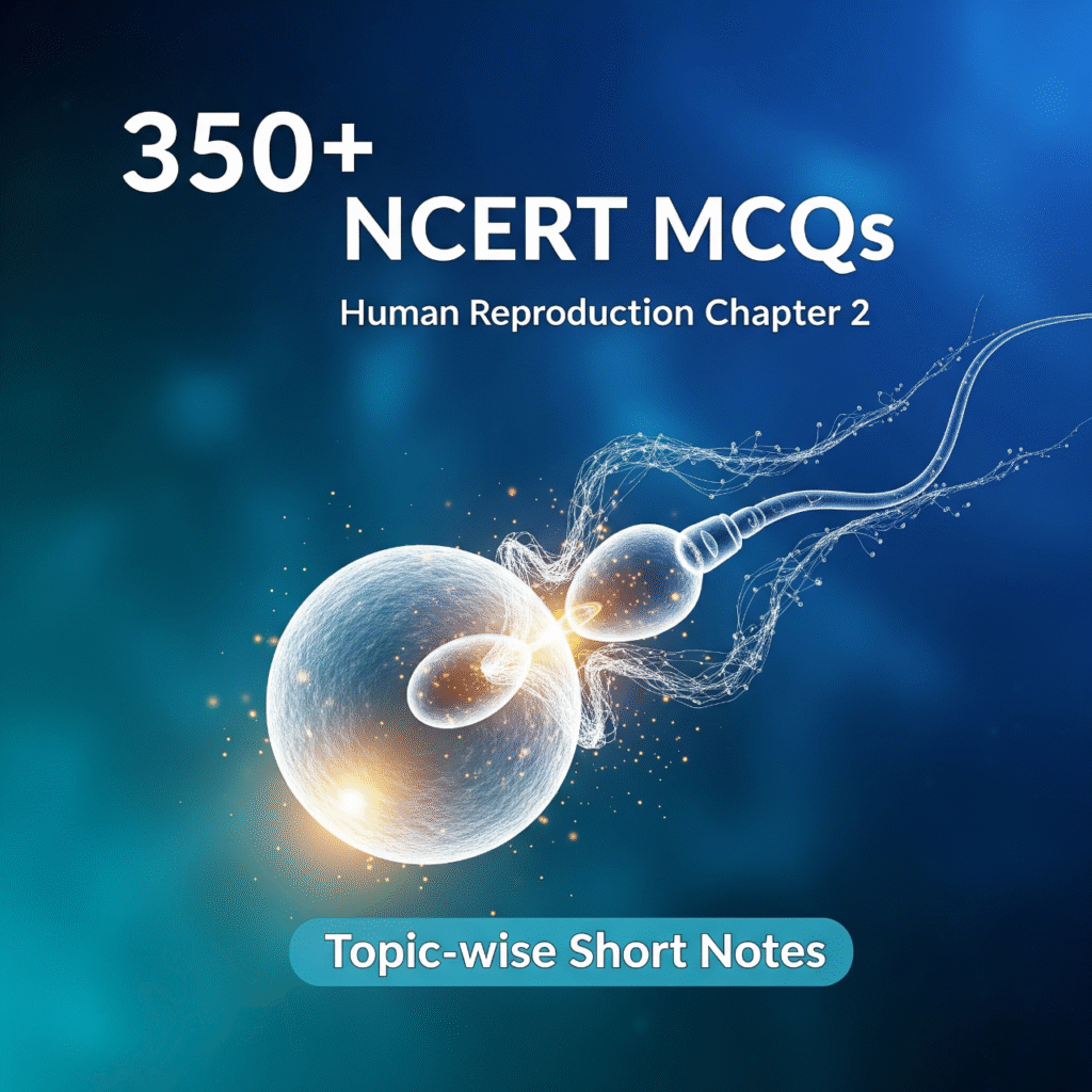 350+ NCERT MCQs & Notes | Human Reproduction (Ch 2) FOR NEET - Studigoo ...
