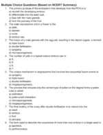 Sexual Reproduction in Flowering Plants - 400+ MCQs with Topic-wise Short Notes | Class 12 NCERT Exam Prep - Image 2