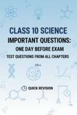 Science important questions of class 10th