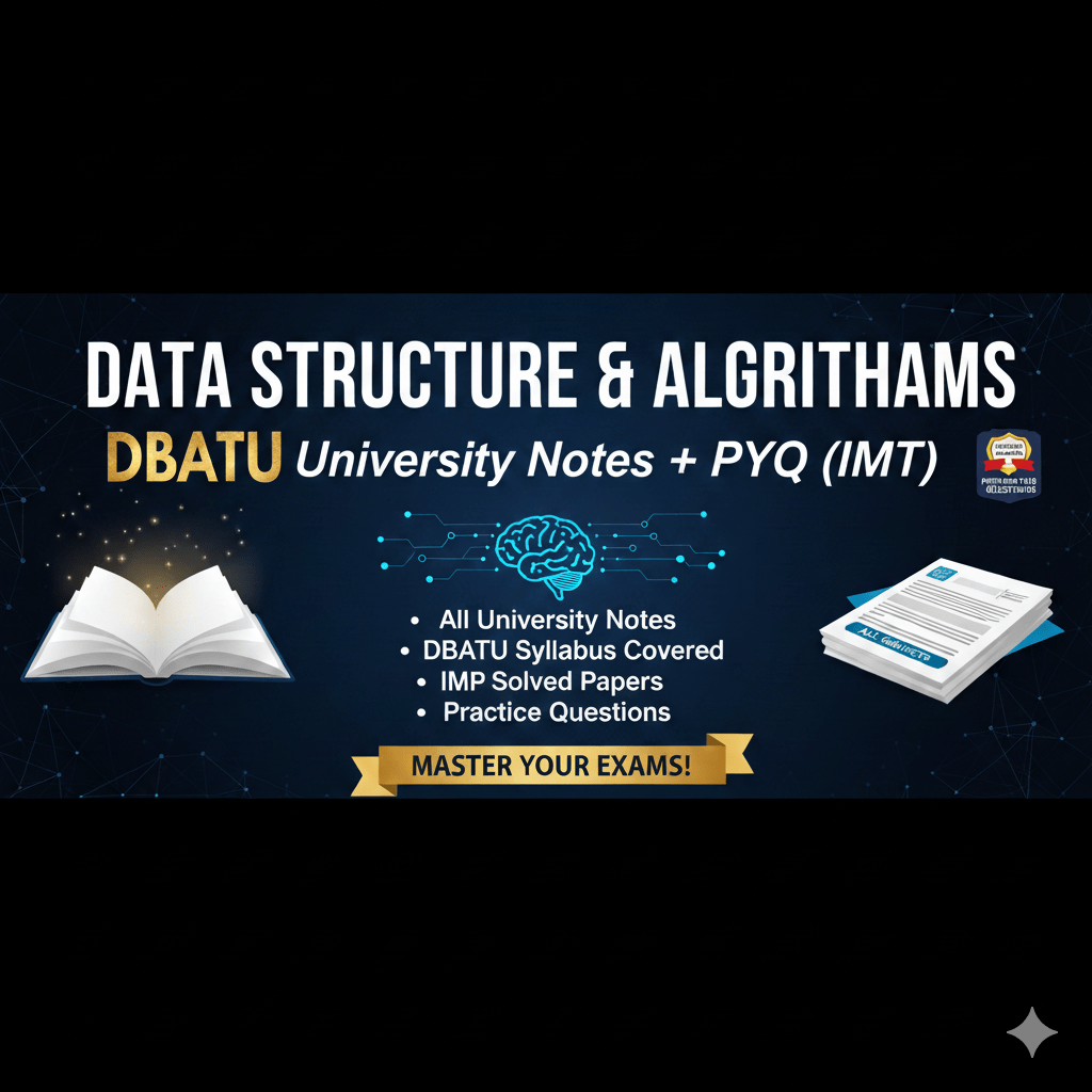 Data structure imp notes,pyq solution, unit with notes - Studigoo ...