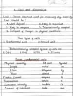 Units and measurement short notes - Image 2