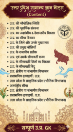 उत्तर प्रदेश सामान्य ज्ञान नोट्स(Uttar Pradesh GK Notes) - Image 2