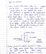 Class 8 Physics: Friction (11 Pages Including Cover Page) | HANDWRITTEN NOTES (NCERT+ OLYMPIAD LEVEL) - Image 3