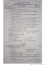 Previous year question paper physics 11 science - Image 2