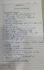 Physics notes class 10th