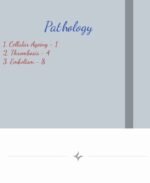 Robbins based pathology notes