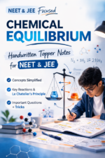 Chemical Equilibrium – Handwritten Topper Notes | NEET & JEE Chemistry