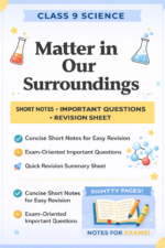 Class 9th Science Chemistry - Matter in our Surrounding