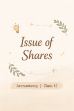 Issue of shares