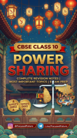 CBSE - Class 10 - Power Sharing - Notes (2026-27)