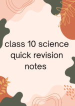 Science notes