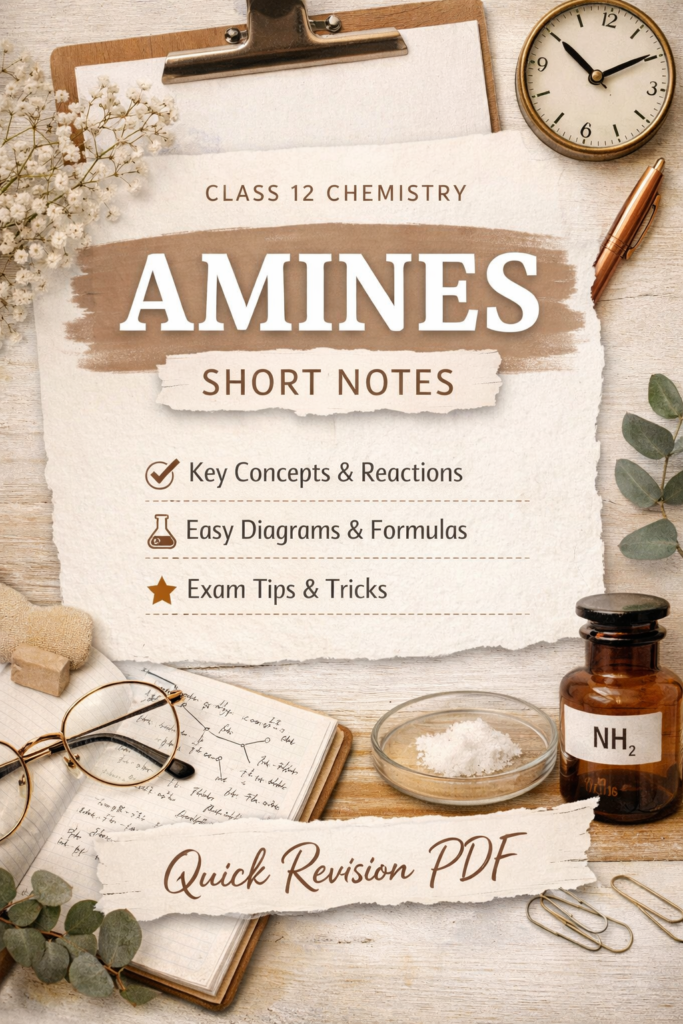 Class 12 Chemistry – Amines Short Notes - Studigoo | Sell Your Study ...