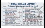 Class 9th geography chapter 1 notes India: size and location
