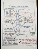 Class 9th geography chapter 1 notes India: size and location - Image 2
