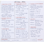 12Th class notes