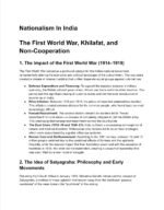 CBSE Class 10 History Notes: Nationalism in India