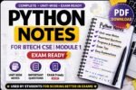 Python Notes for BTech 1st Year (Unit-1)