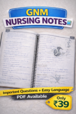 GNM nursing notes PDF (handwritten + important questions)