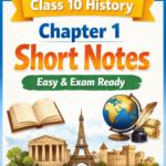 Class 10th Short answer notes for exams