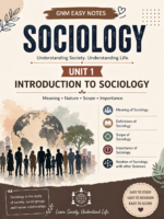 GNM Sociology Notes PDF | Unit 1 Introduction | Easy Language | Exam Ready Notes