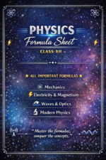 PHYSICS FORMULA SHEET CLASS-12TH