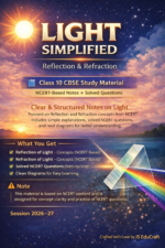 CBSE Class 10th Physics Chapter 9 Light Reflection & Refraction NCERT Notes | Simple & Easy Explanation ( 2026-27 )