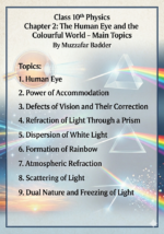 Chapter 2:The Human Eye and the Colourful World - Class 10th Physics - By Muzzafar Badder