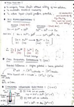 ELECTROCHEMISTRY handwritten notes - Image 2