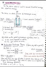 ELECTROCHEMISTRY handwritten notes - Image 3