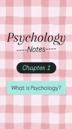 Class 11th Psychology chapter 1 notes easy and simple language