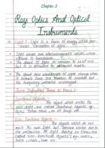 Ray optics handwritten topper notes. - Image 2