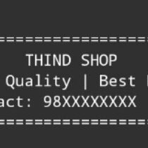 Thind shop