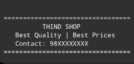 Thind shop