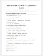 JKBOSE 10th Class Mathematics Guess Paper 2026-2027 CBSE by Exam Shortcuts - Image 2