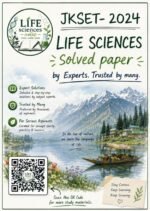 JKSET 2024 Life Sciences Solved Question Paper with Detailed Explanations (PDF)