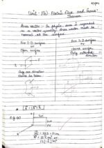 Class 12 Electrostatic: (b) Electric flux and Gauss theorem