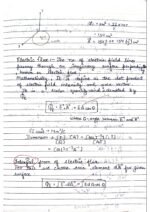 Class 12 Electrostatic: (b) Electric flux and Gauss theorem - Image 2