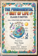 Class 9 Science Chapter 5 – The Fundamental Unit of Life | Complete Notes (CBSE/ICSE)