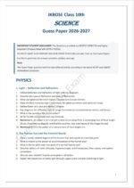 JKBOSE 10th Class Science Guess Paper 2026-2027 CBSE by Exam Shortcuts - Image 2