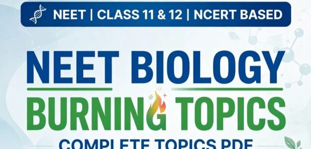 NEET BIOLOGY BURNING TOPICS