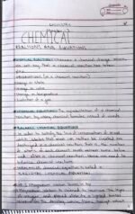 CBSE CLASS 10 SCIENCE (Chemical reactions and equations)