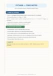 Class 12 Python Complete Revision Notes | Python Basics, Variables, Data Types, Keywords & Comments