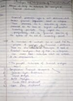 MDU BCom 3rd Year AFM Unit 2 | Financial Analysis | Handwritten Notes - Image 2